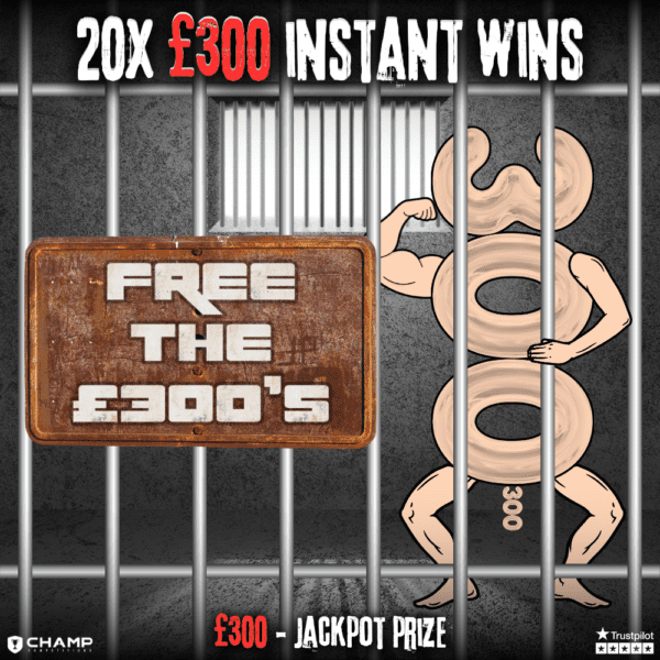 FREE THE £300'S - Win £300 + 20x £300 Instant Wins