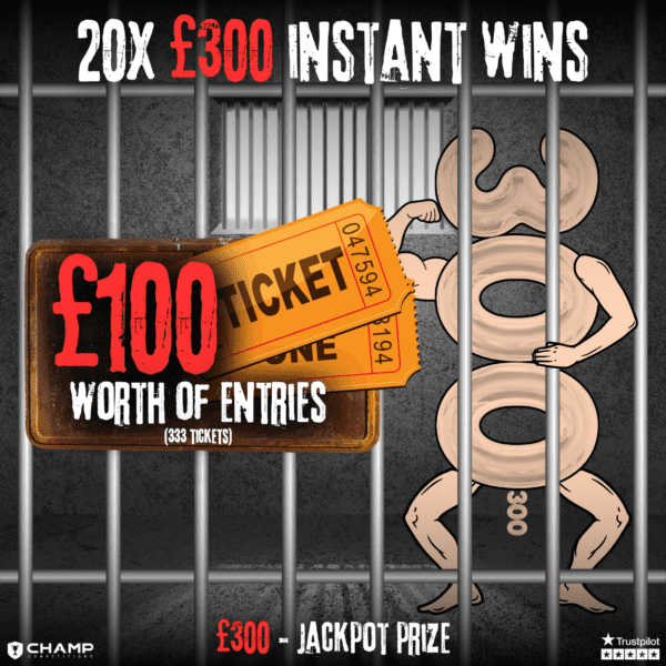 Win 333 Entries - Free The £300's