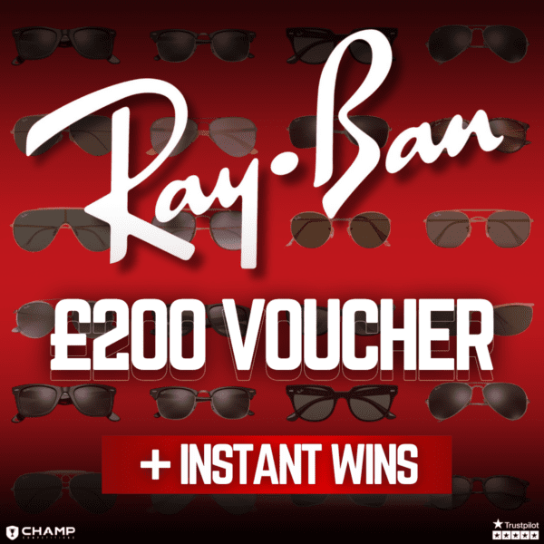 Win This £200 Ray-Ban Voucher + 25x Instant Wins