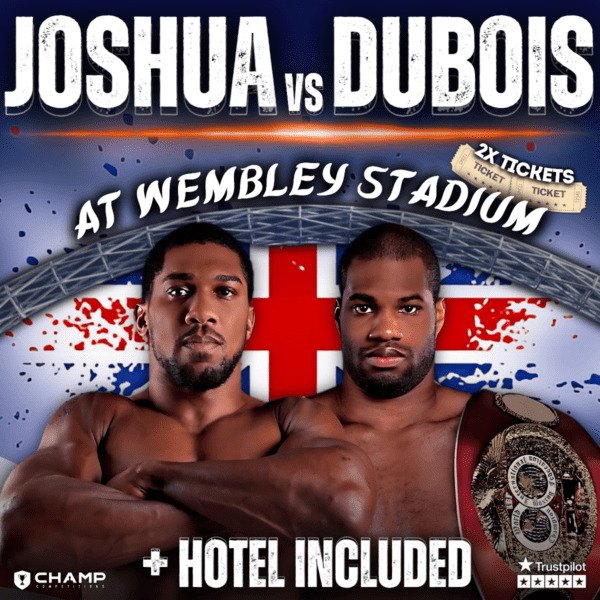 Win 2x Tickets To AJ vs Dubois @ Wembley + Hotel Included! 🥊