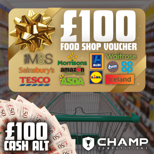 Win £100 Food Shop Voucher