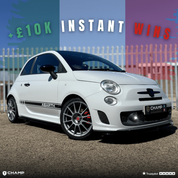 Win This Abarth 500 & £500 Cash + *Instant Wins*