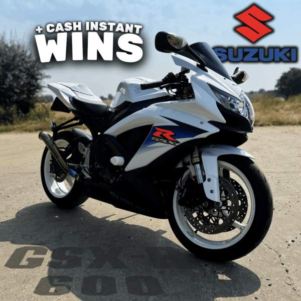 Win This Suzuki GSX-R 600 + Cash Instant Wins