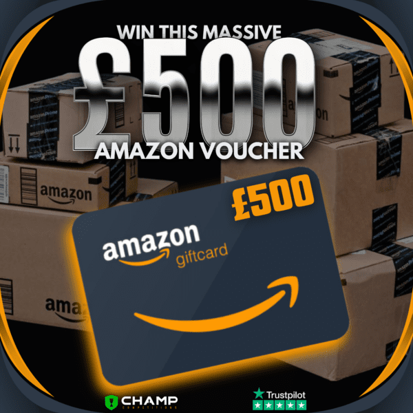 Win This £500 Amazon Voucher + 20x £50 Instant Wins
