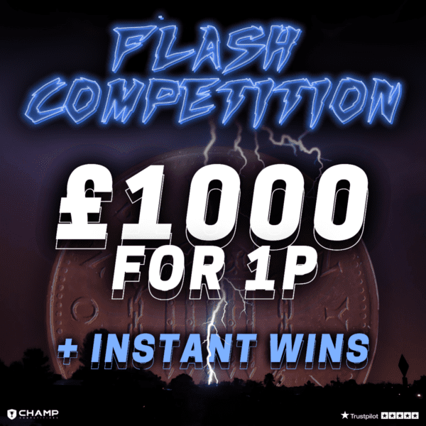 *Flash Cash* Win £1,000 For 1p!
