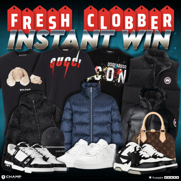 FRESH CLOBBER *INSTANT WIN*