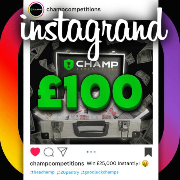 InstaGRAND - 25x £1000 Instant Wins + £1000 Jackpot Prize - Image 3