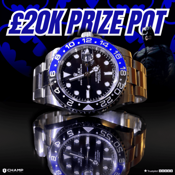 Win This 2023 Rolex GMT-Master II 'Batman' + £20k Instant Prizes