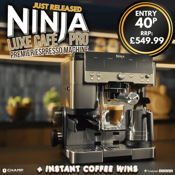 Win This Ninja Luxe Café Premier Espresso Coffee Machine + Instant Wins!