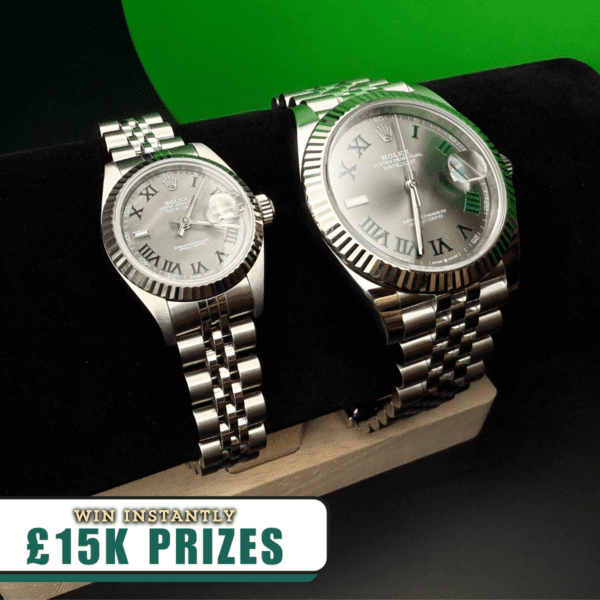 Win This Matching His & Hers Rolex Wimbledon Datejust Duo + £15k Instant Wins - Image 2
