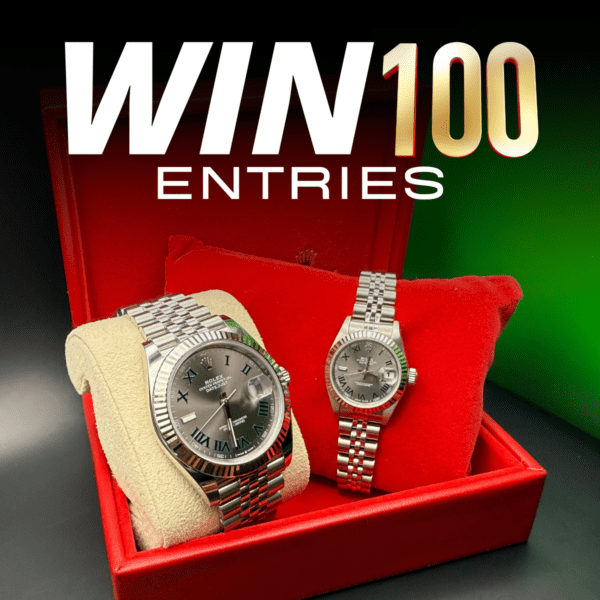 Win 100 Entries into the Rolex Wimbledon Duo Or £10,000