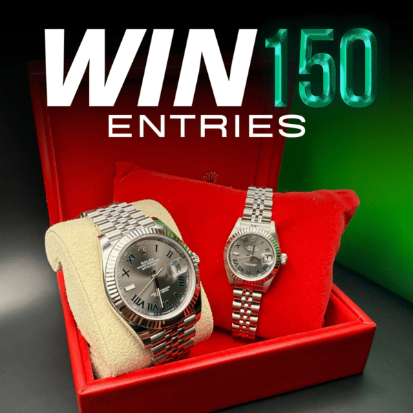 Win 150 Entries into the Rolex Wimbledon Duo Or £10,000