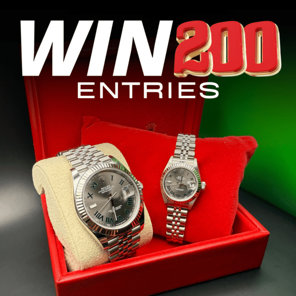 Win 200 Entries into the Rolex Wimbledon Duo Or £10,000 Comp