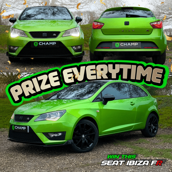 Win This Seat Ibiza FR - Prize Every Time!