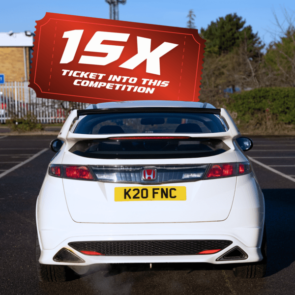 Win 15 Entries into the Civic Type R Comp!