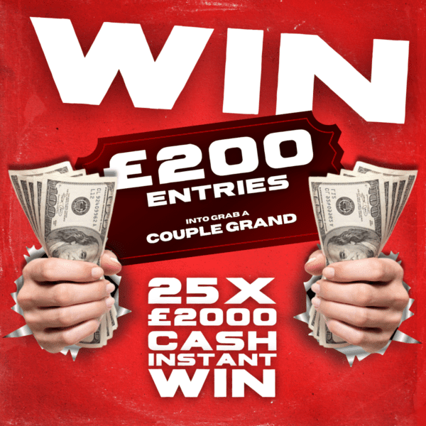 Win £200 Worth Of Entries For 'Grab a Couple Grand' Competition