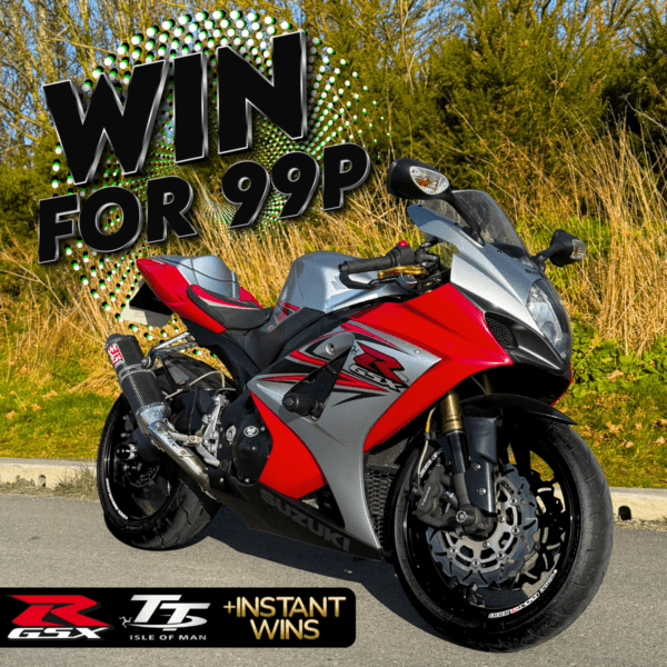 Win This *Isle of Man Edition* Suzuki GSXR 1000 K7 + INSTANT WINS