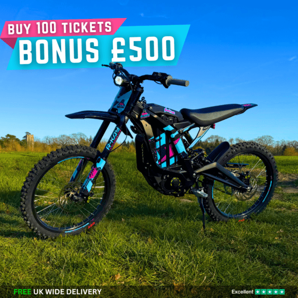 Win This 2025 BRAND NEW Surron Light Bee X Electric Bike *FREE UK WIDE DELIVERY*