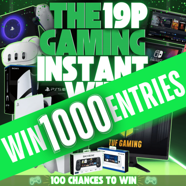 Win 1000 Entries Into The Gaming Instant Win!