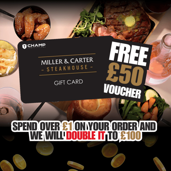 Win This £50 Miller & Carter Voucher For Free!