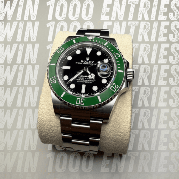 Win 1000 Entries into the Rolex Starbucks Or £9,000 Comp!