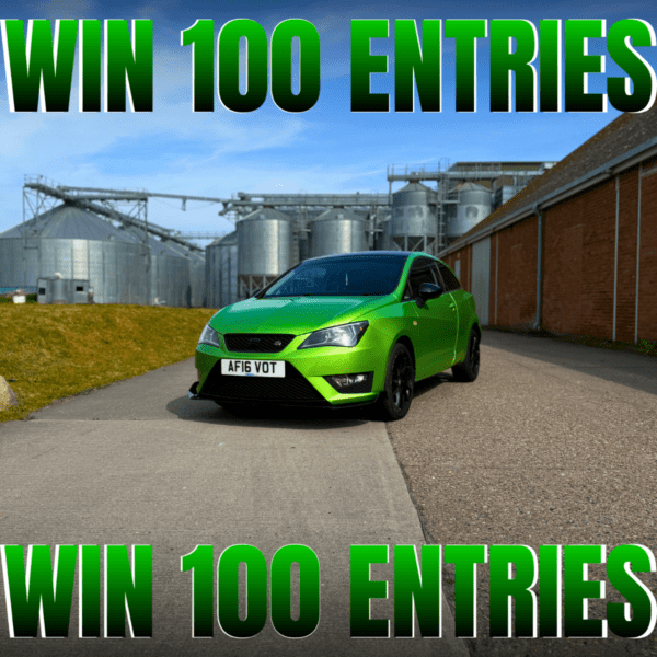 Win 100 Entries into the Seat Ibiza FR + £500 Cash - Scratch Comp!