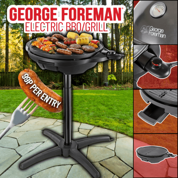 Win This George Foreman Electric BBQ Grill