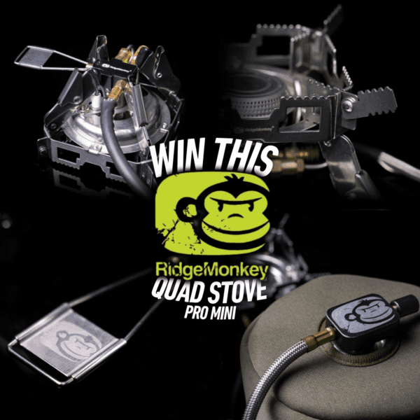 WIN THIS RidgeMonkey Fishing Quad Stove Pro Mini