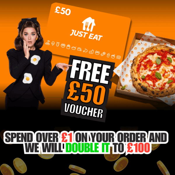 Win This £50 Just Eat Voucher For Free!
