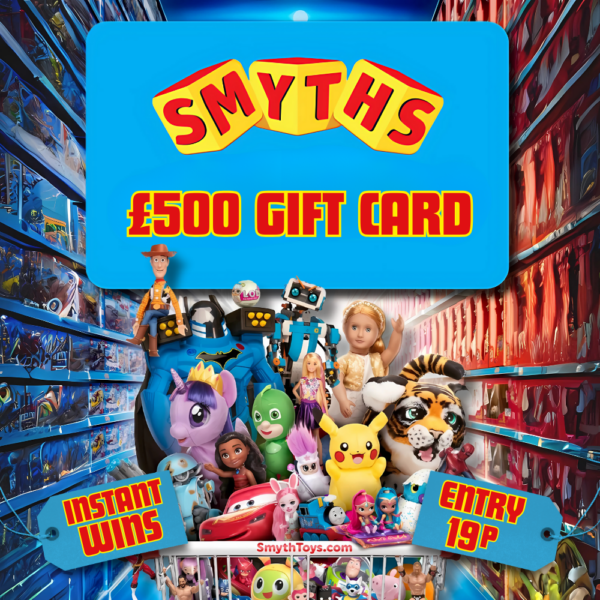 Win This £500 Smyths Voucher + Instant Wins!