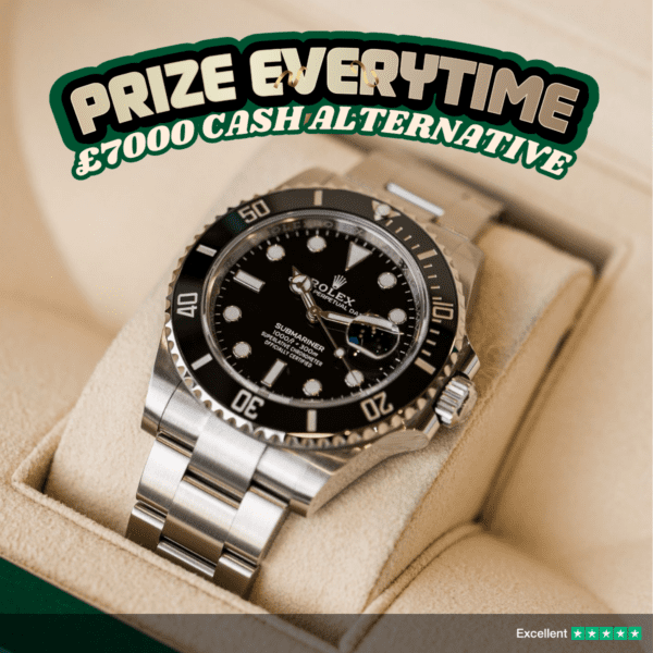 Win This Rolex Submariner Date - Prize Every Time!