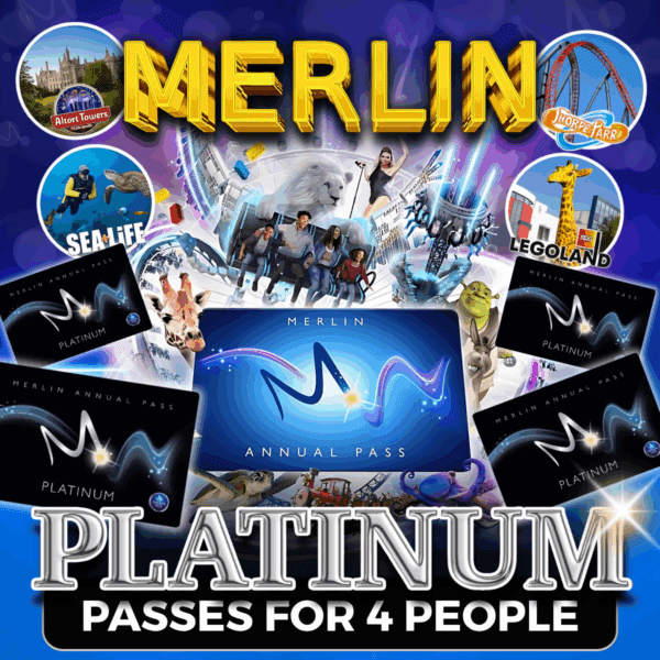 Win 4 Merlin Platinum Annual Passes + Instant Wins!