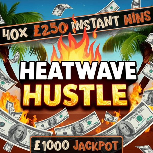 Win £1,000 Cash + 40x £250 Instant Wins!
