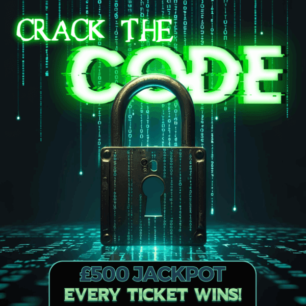 Crack The Code! Every Ticket Wins + £500 Jackpot