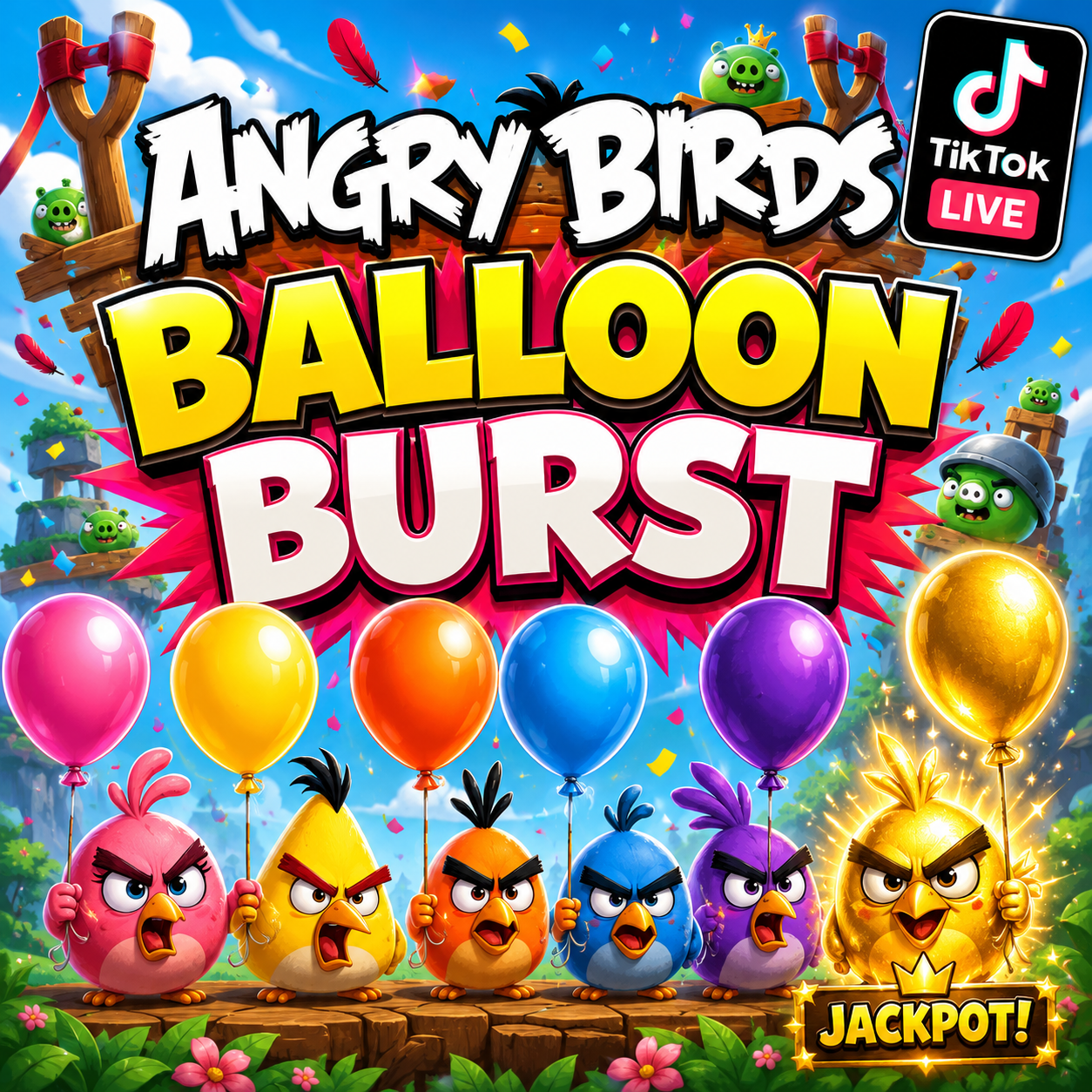 ANGRY BIRDS – BALLOON POP – TIKTOK LIVE